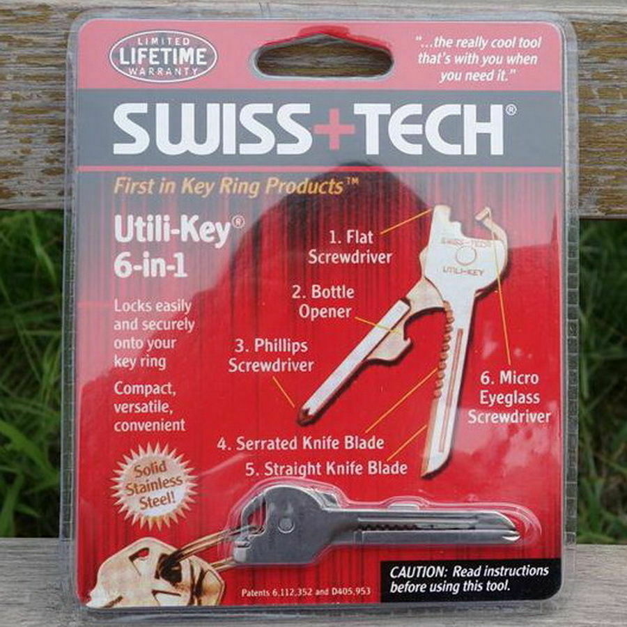 Swiss+Tech Products - Multi-Purpose Key Ring Tools