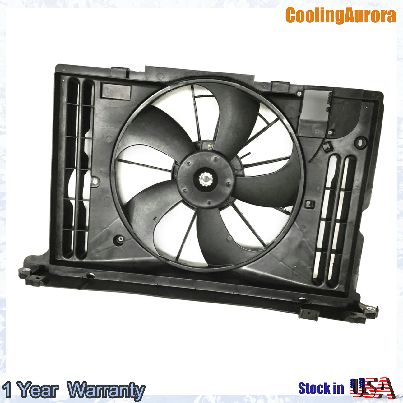 New Cooling Fan Assembly For Toyota Corolla Matrix Vibe 1.8l W A/c 16361-0t040