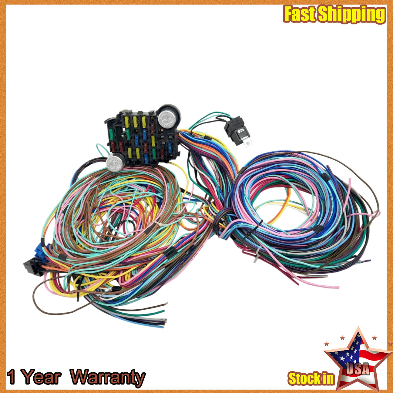 For 73-82 Chevy GMC Pickup Truck Wire Harness Universal Wiring Kit 21