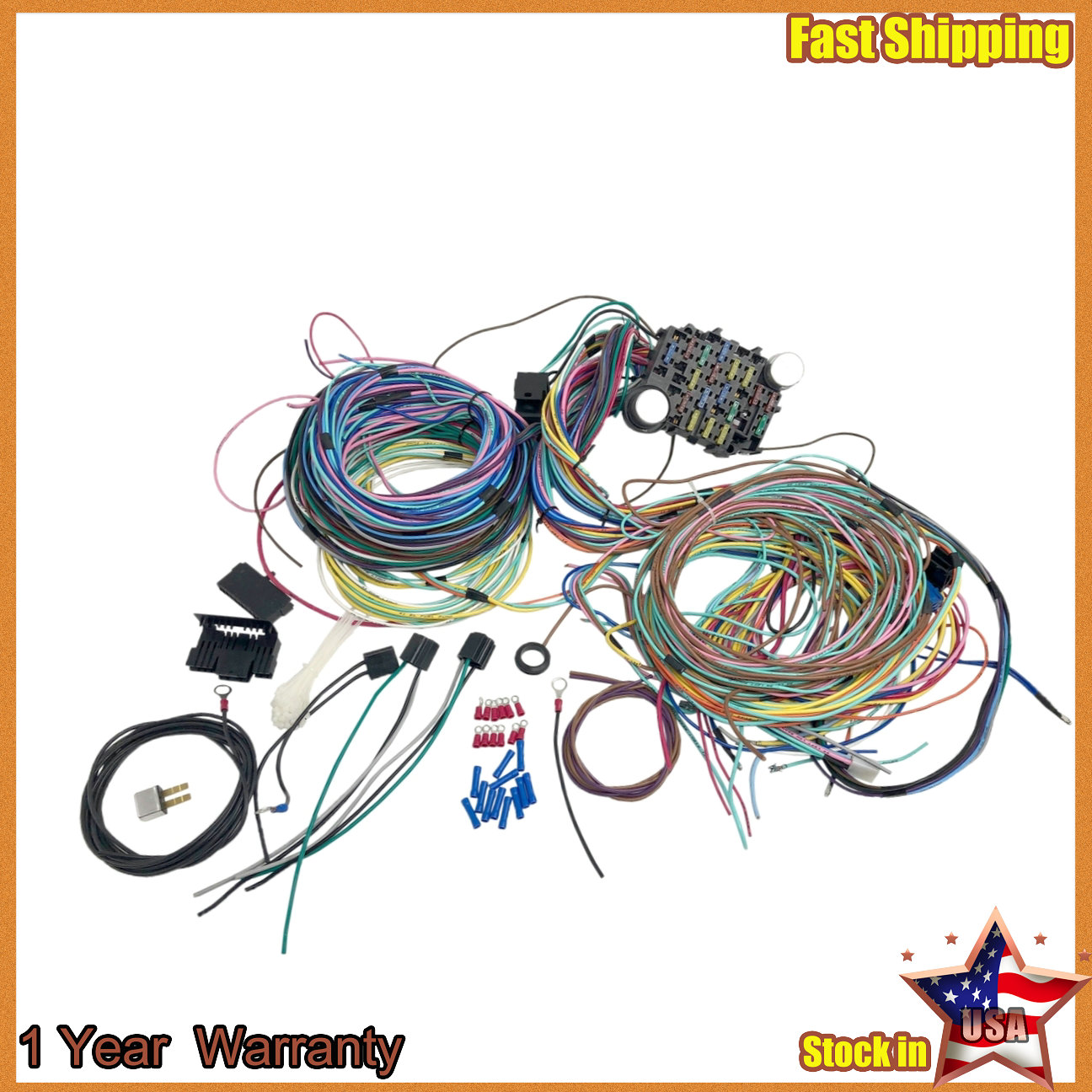 For 73-82 Chevy GMC Pickup Truck Wire Harness Universal Wiring Kit 21
