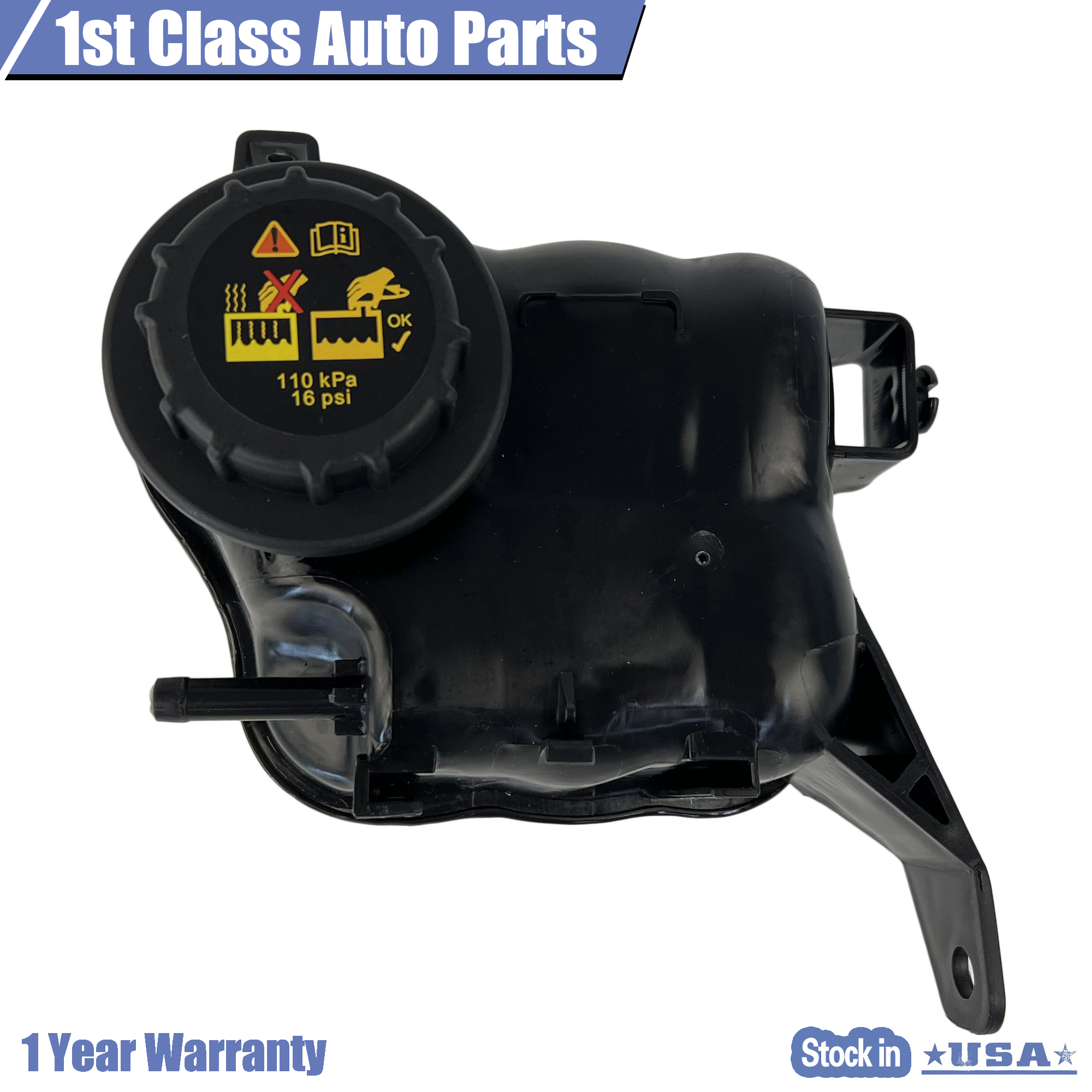 Radiator Overflow Tank Coolant Reservoir Front Engine