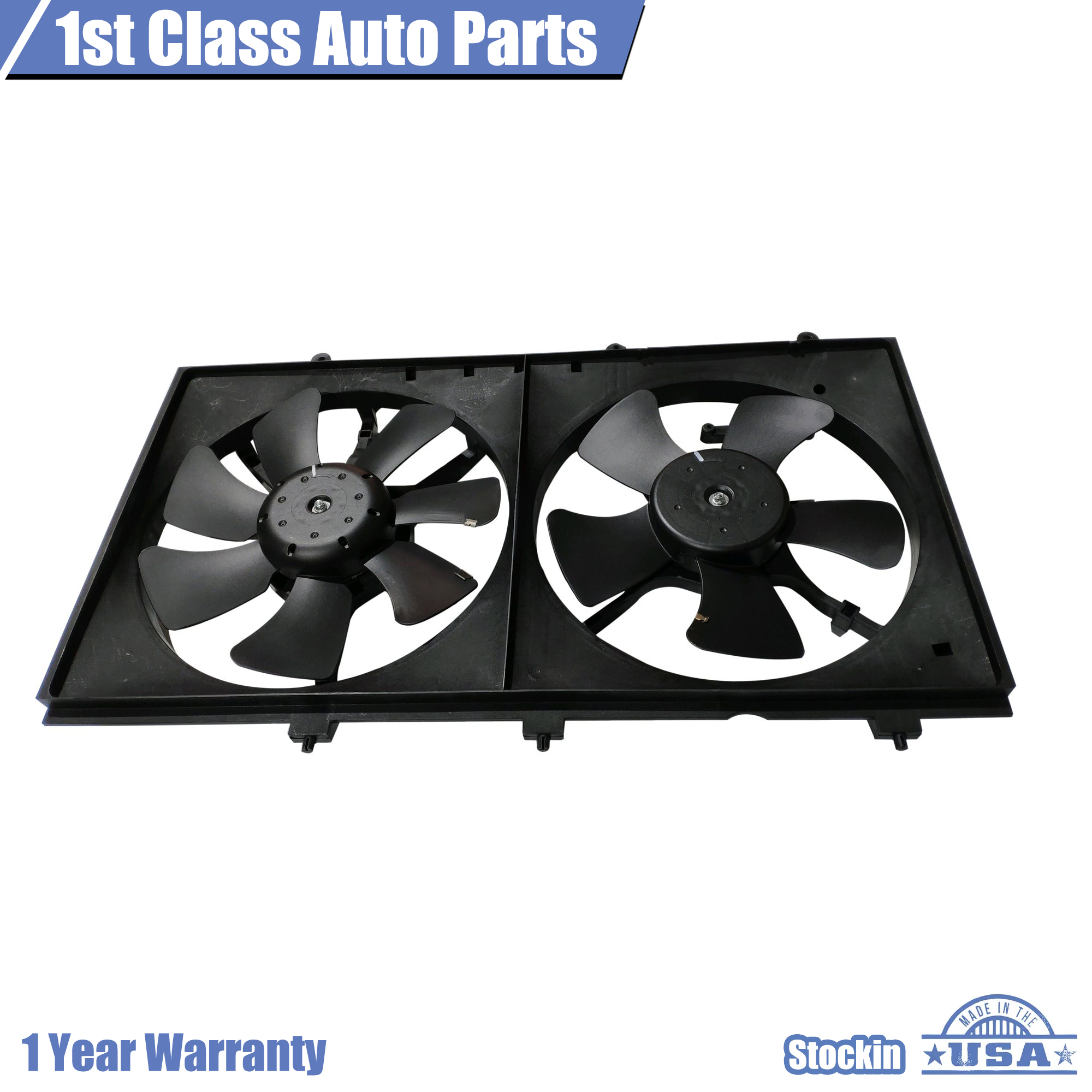 1st Class Auto Parts Radiator Fan Assembly For 2002-2007 Mitsubishi Lancer – Engine Cooling Fan (620930 / MR314718)