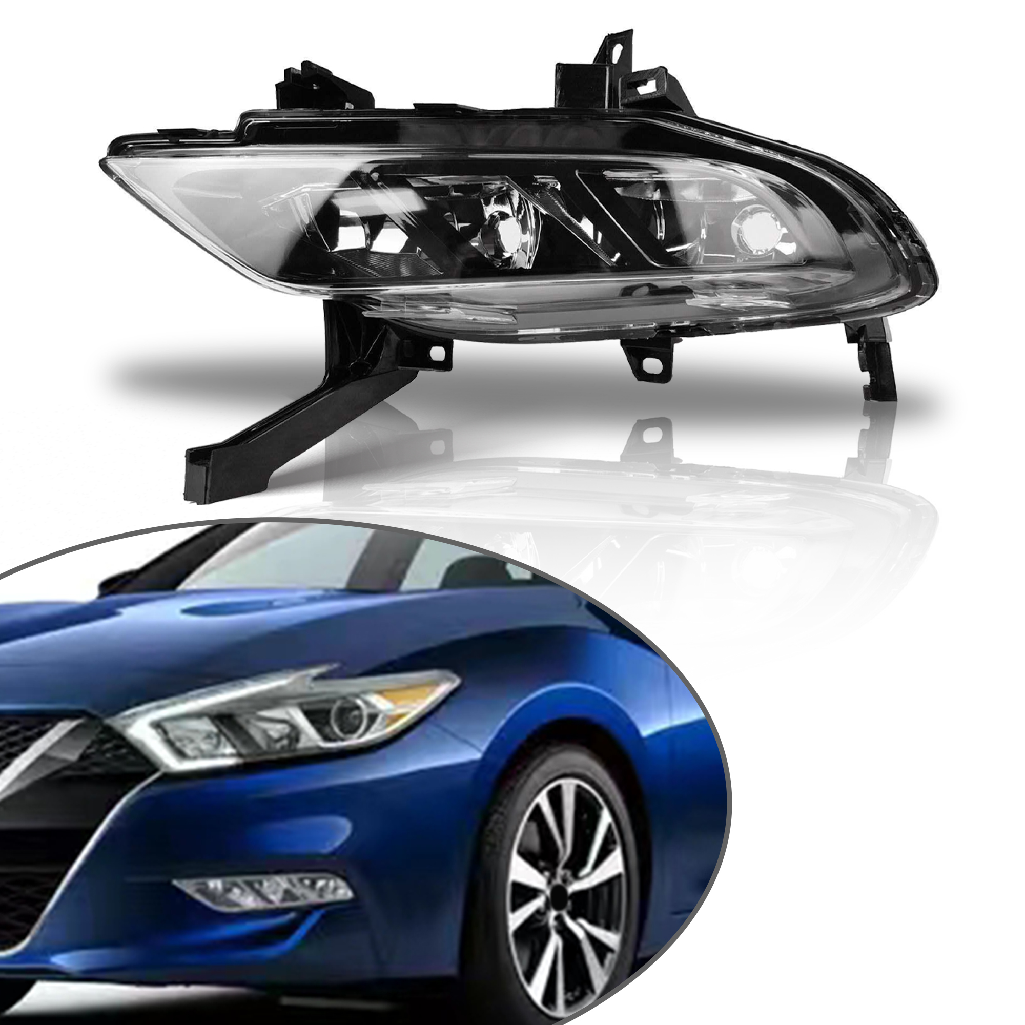 For 2016-2018 Nissan Maxima Front Left Driver Side Single Fog