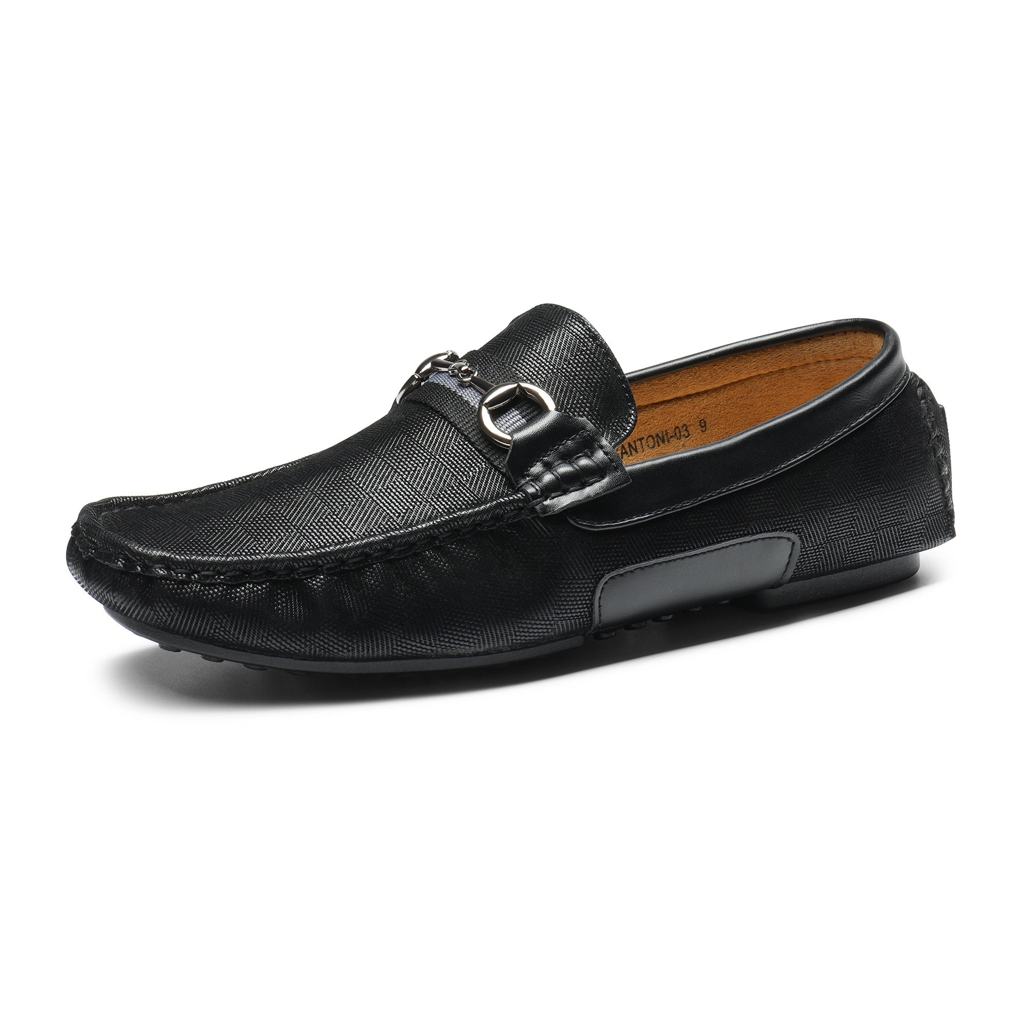D\'Paguis American Moccasin Leather Loafer Men’s size 9.5 Black Slip On 0fa4dc53b9702399.png main image 4