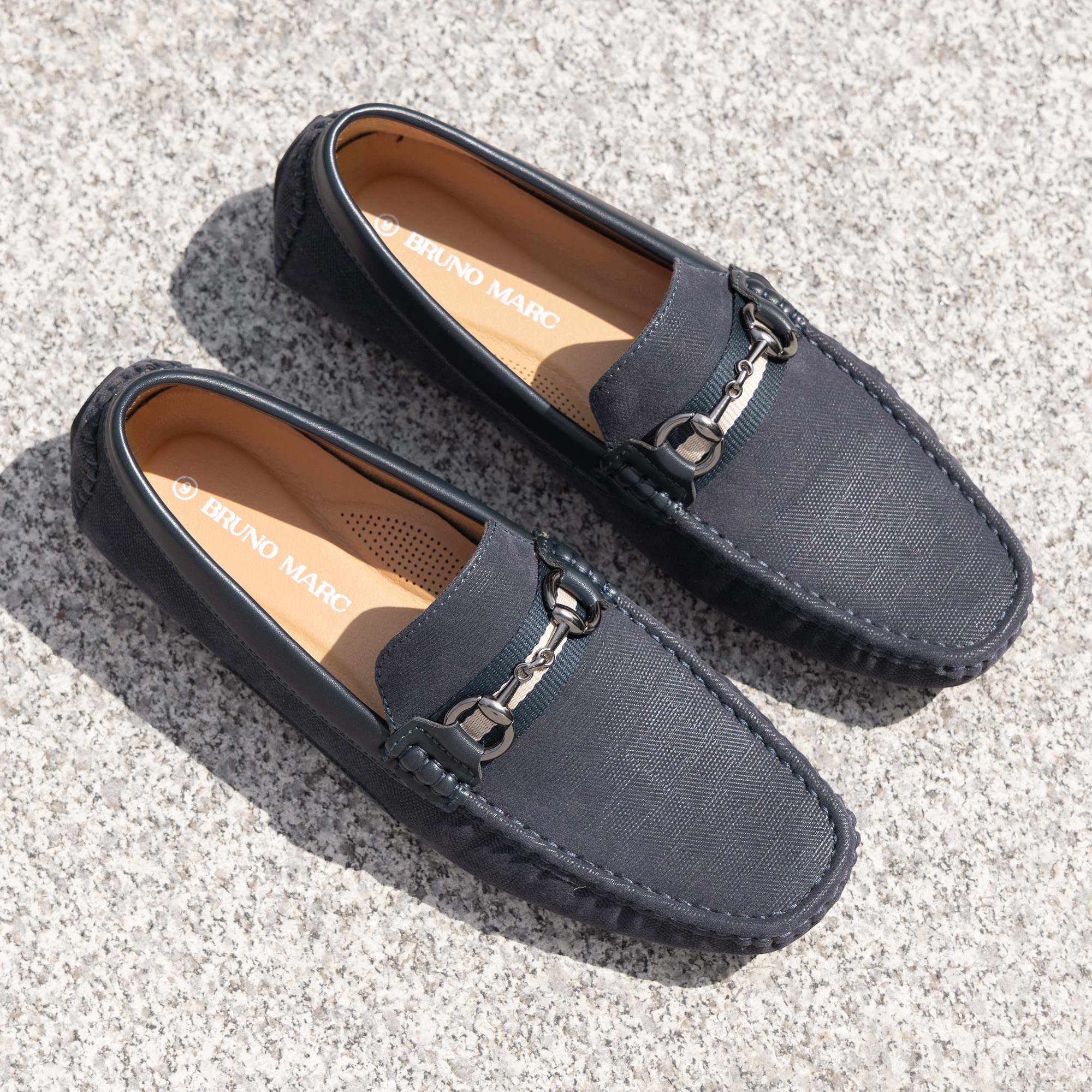Men's Penny Loafers Lightweight Casual Slip On Moccasins Shoes - Picture 12 of 17