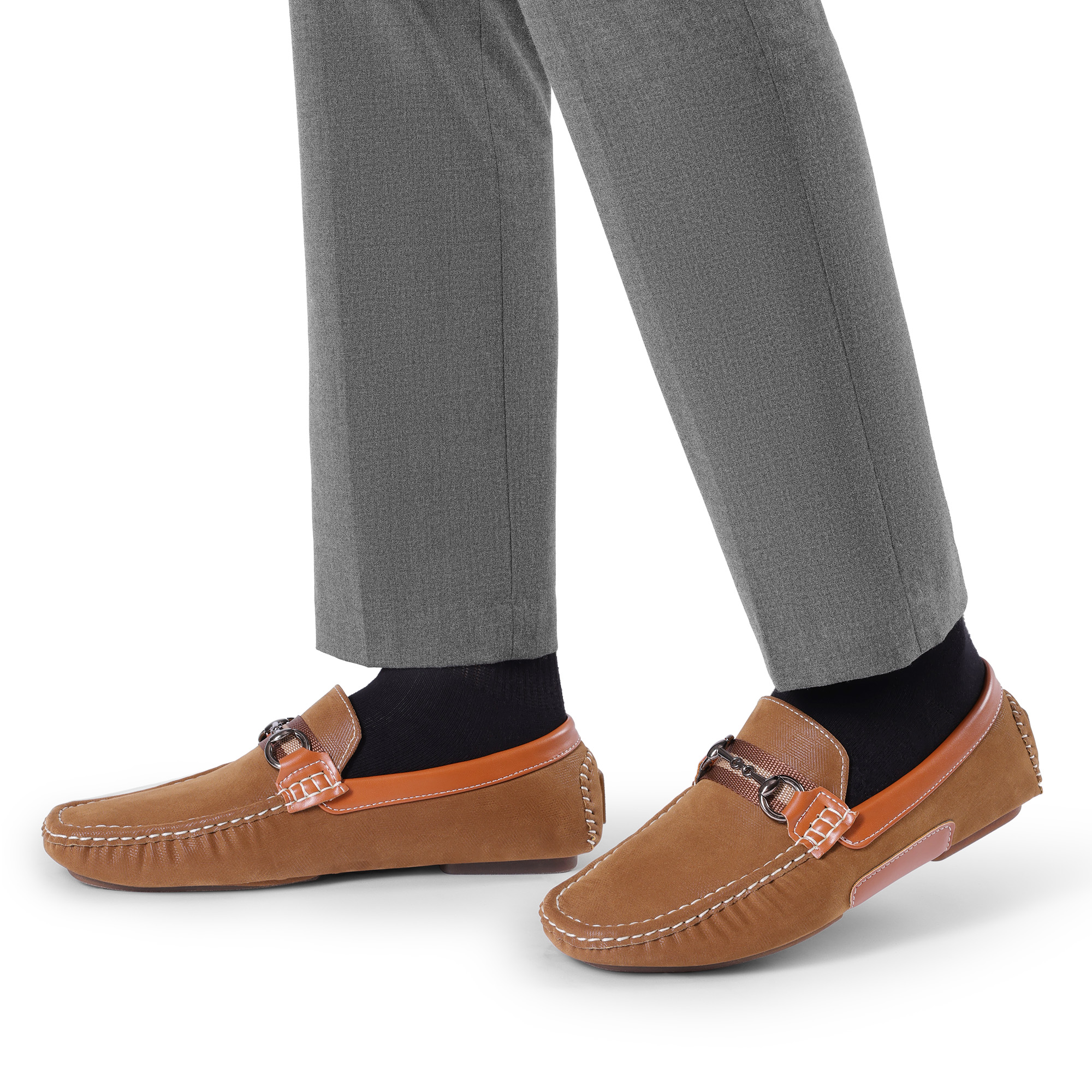 Men's Penny Loafers Lightweight Casual Slip On Moccasins Shoes - Picture 14 of 17