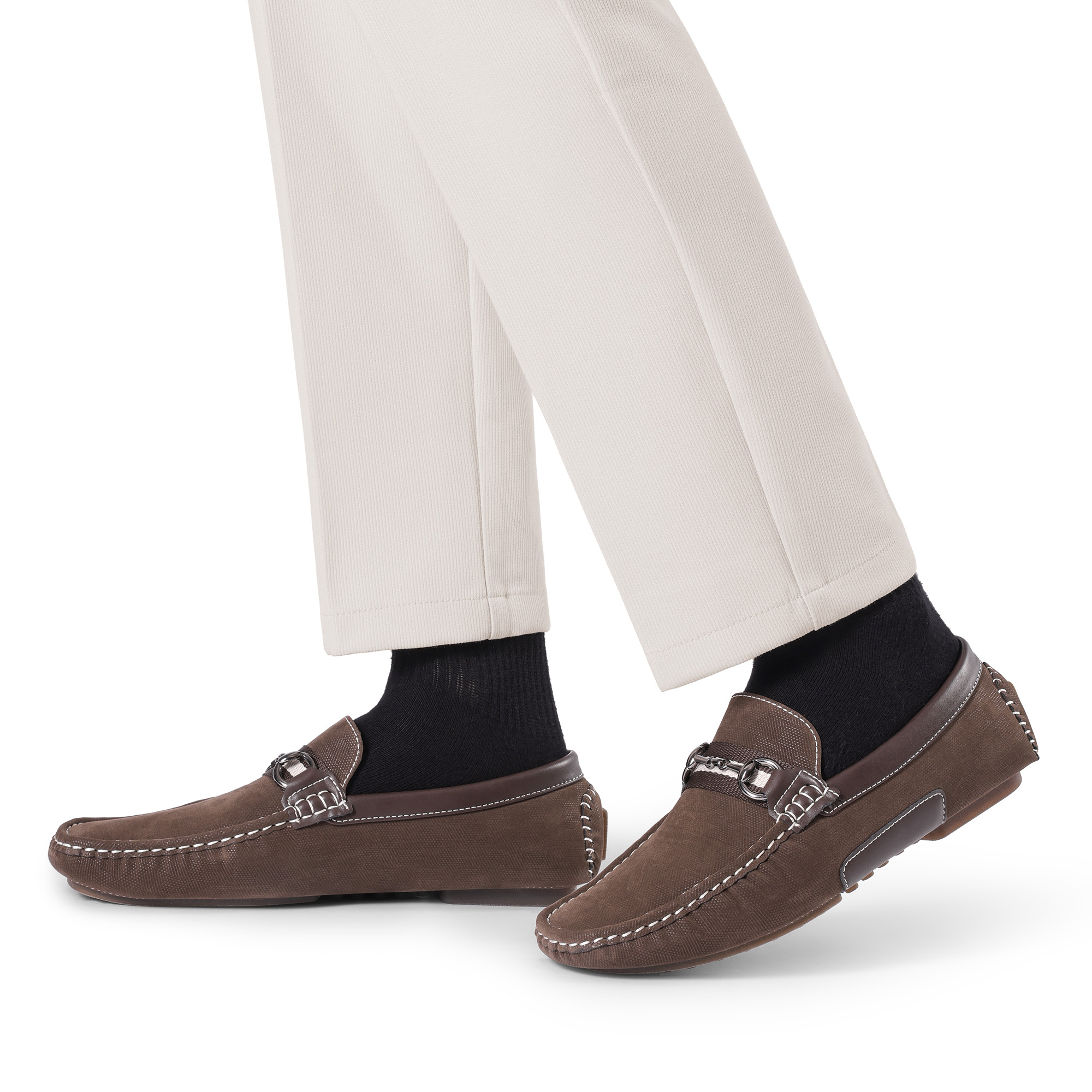 Men's Penny Loafers Lightweight Casual Slip On Moccasins Shoes - Picture 8 of 17