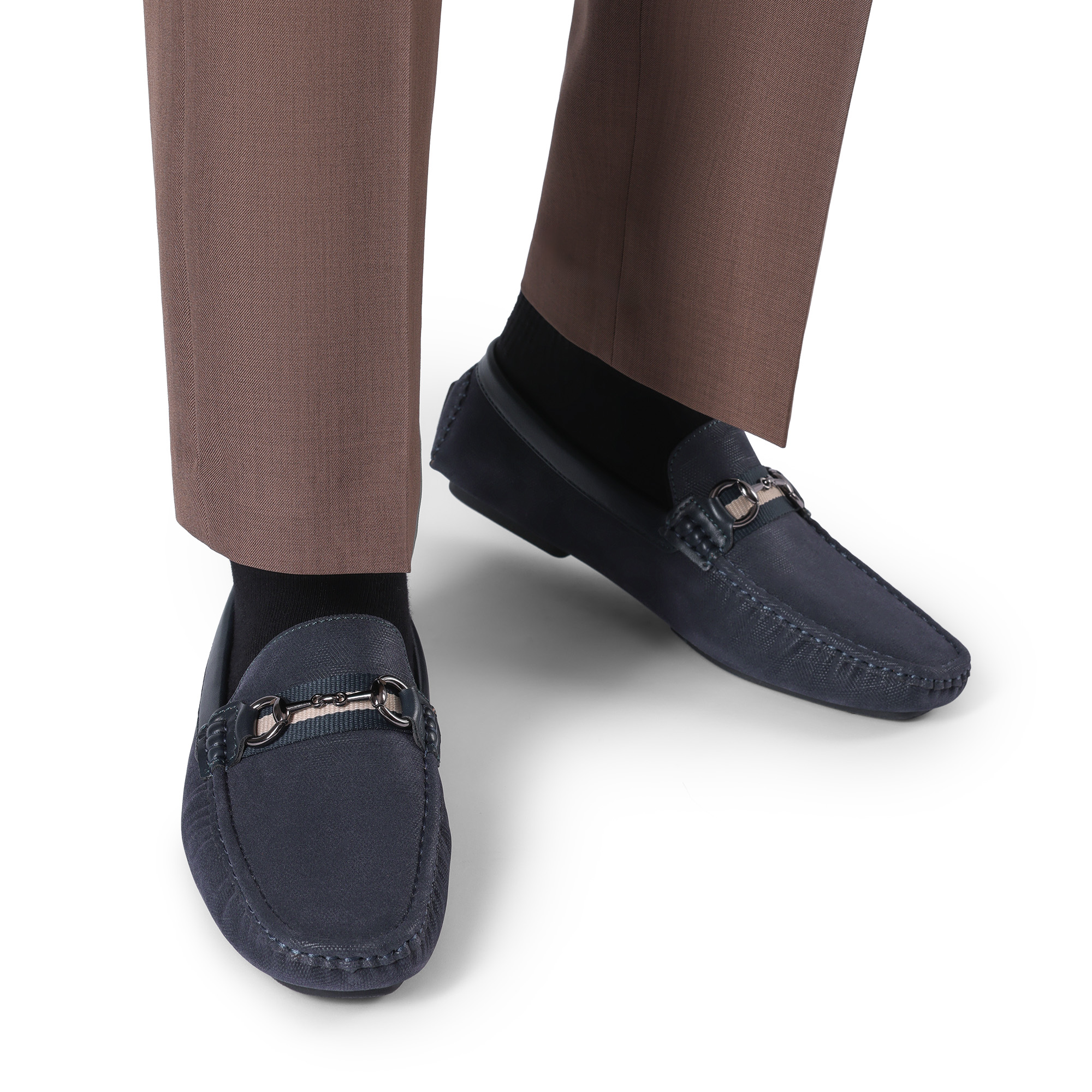 Men's Penny Loafers Lightweight Casual Slip On Moccasins Shoes - Picture 10 of 17