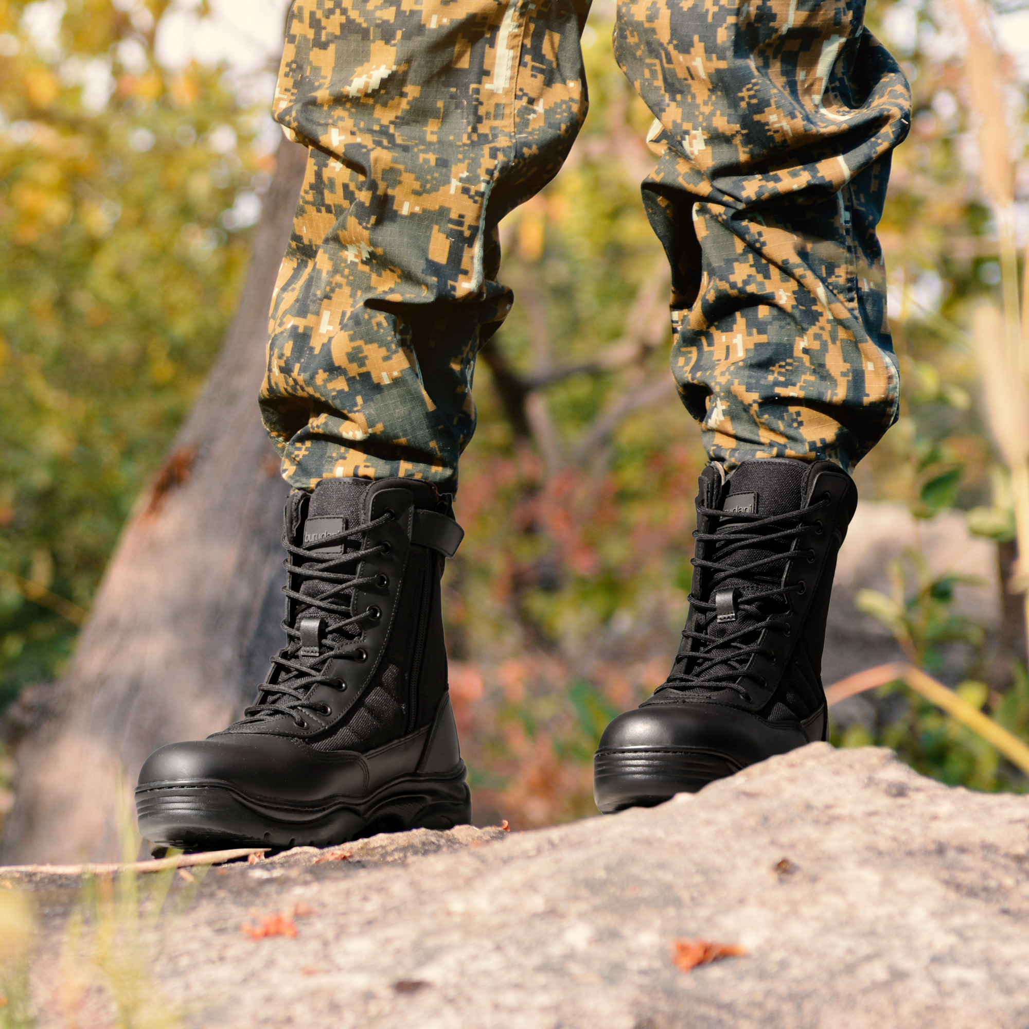 個人装備 ATTACHMENT VAQUETA LEATHER COMBAT BOOTS COMBAT BOOTS IN SHINY LEATHER – JONNY COTA