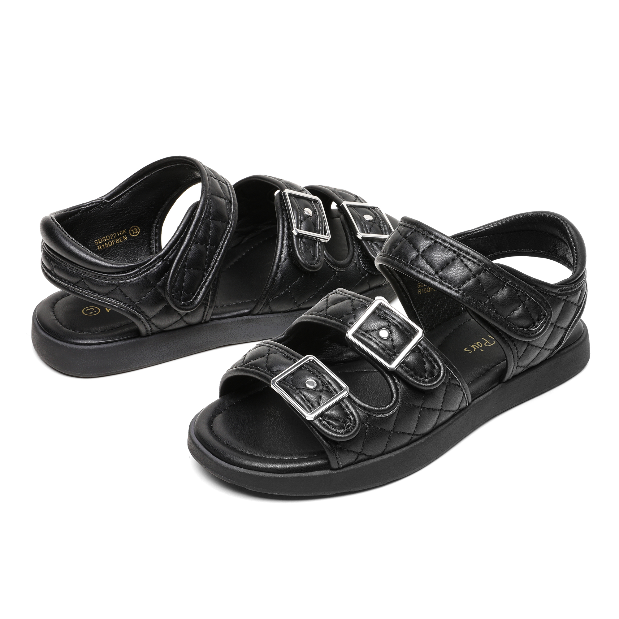 Girls Boys Sandal Adjustable Double Buckle Casual Martinique