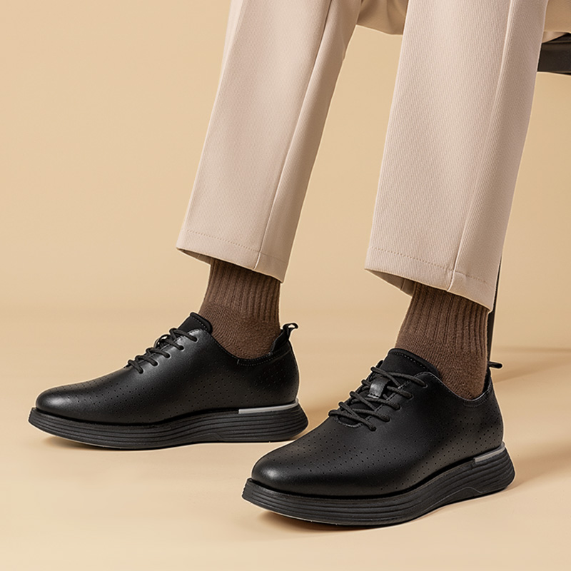 Men's Dress Sneakers Oxfords Breathable Casual Formal Business Shoes-Black | eBay Men's Dress Sneakers Oxfords Breathable Casual Formal Business Shoes-Black | eBay