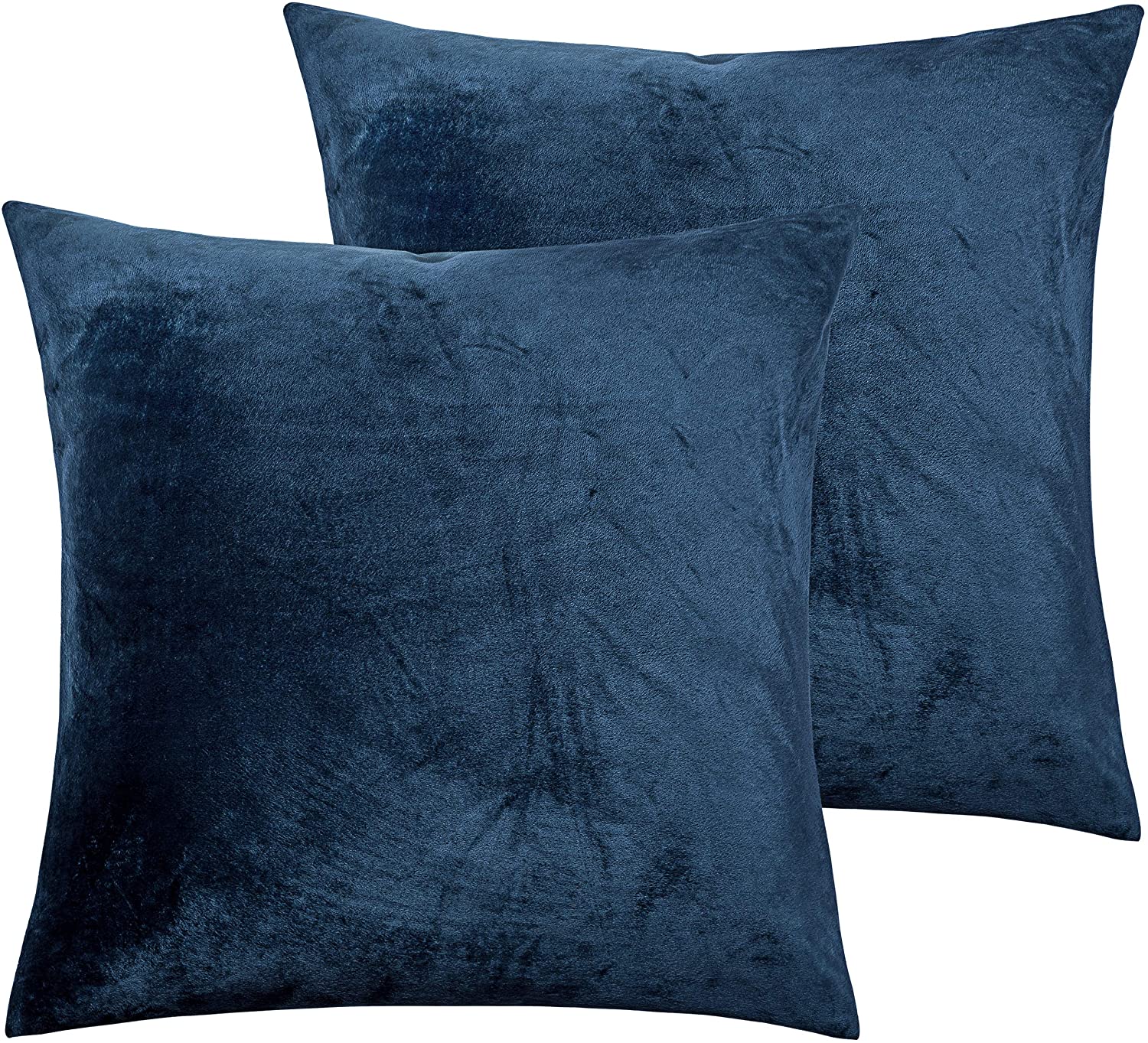 Throw Pillow Covers Set of 2 Sofa Decor Velvet Cushion Case All Sizes All Colors - Picture 29 of 48