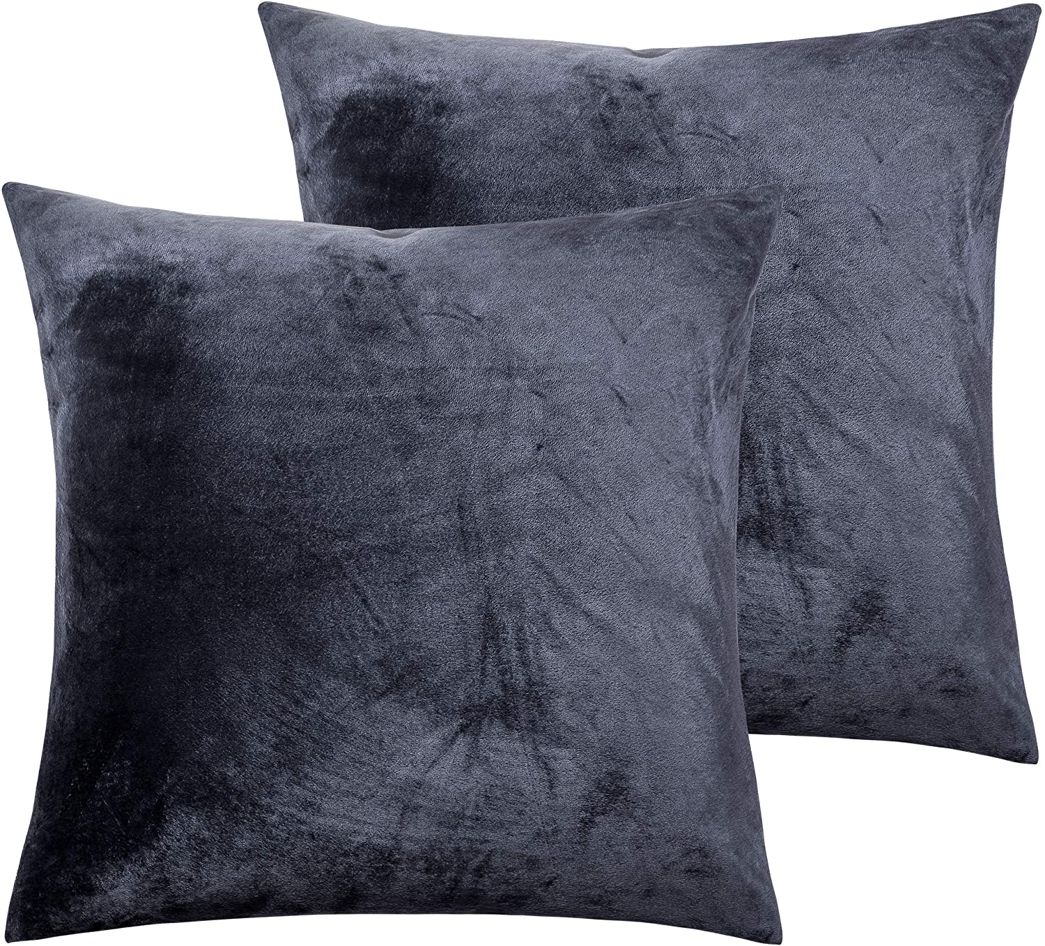 Throw Pillow Covers Set of 2 Sofa Decor Velvet Cushion Case All Sizes All Colors - Picture 41 of 48