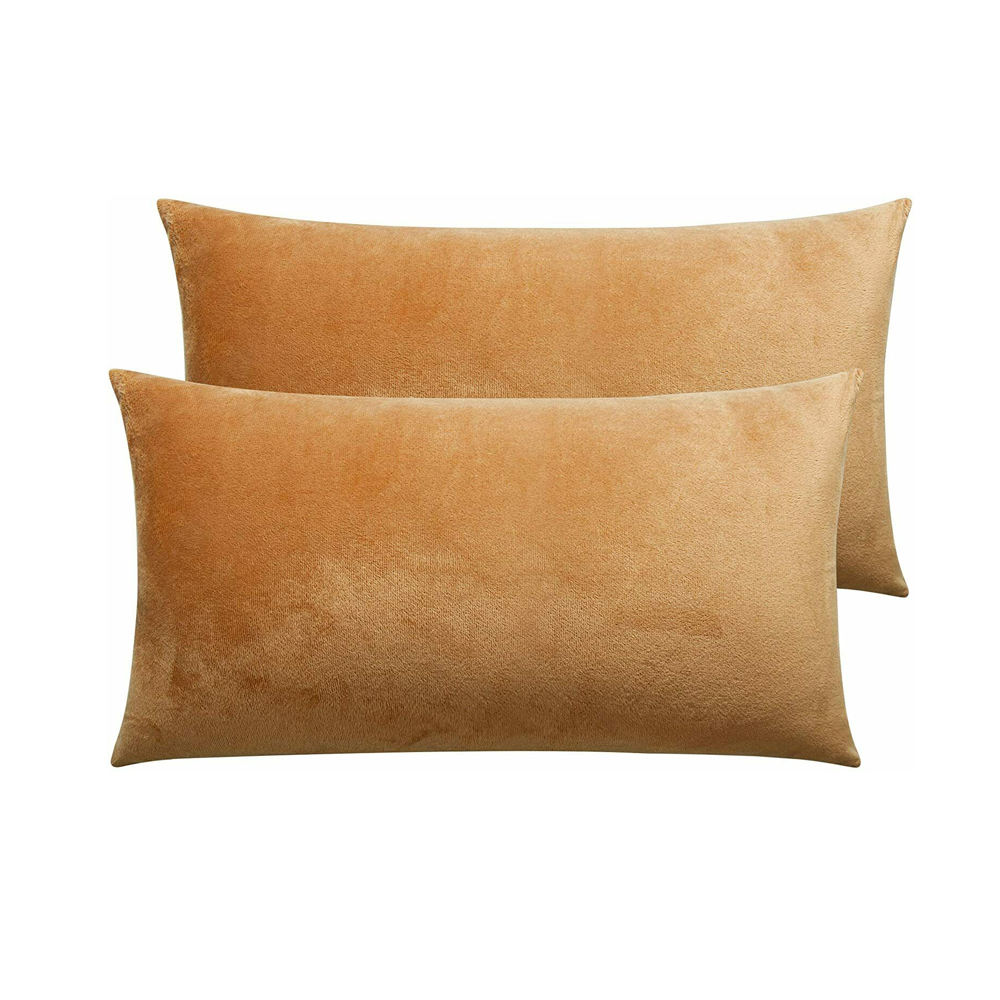 Juego de 2 fundas de almohada de terciopelo ultra suaves funda de almohada funda de cojín talla Queen King - Imagen 13 de 27