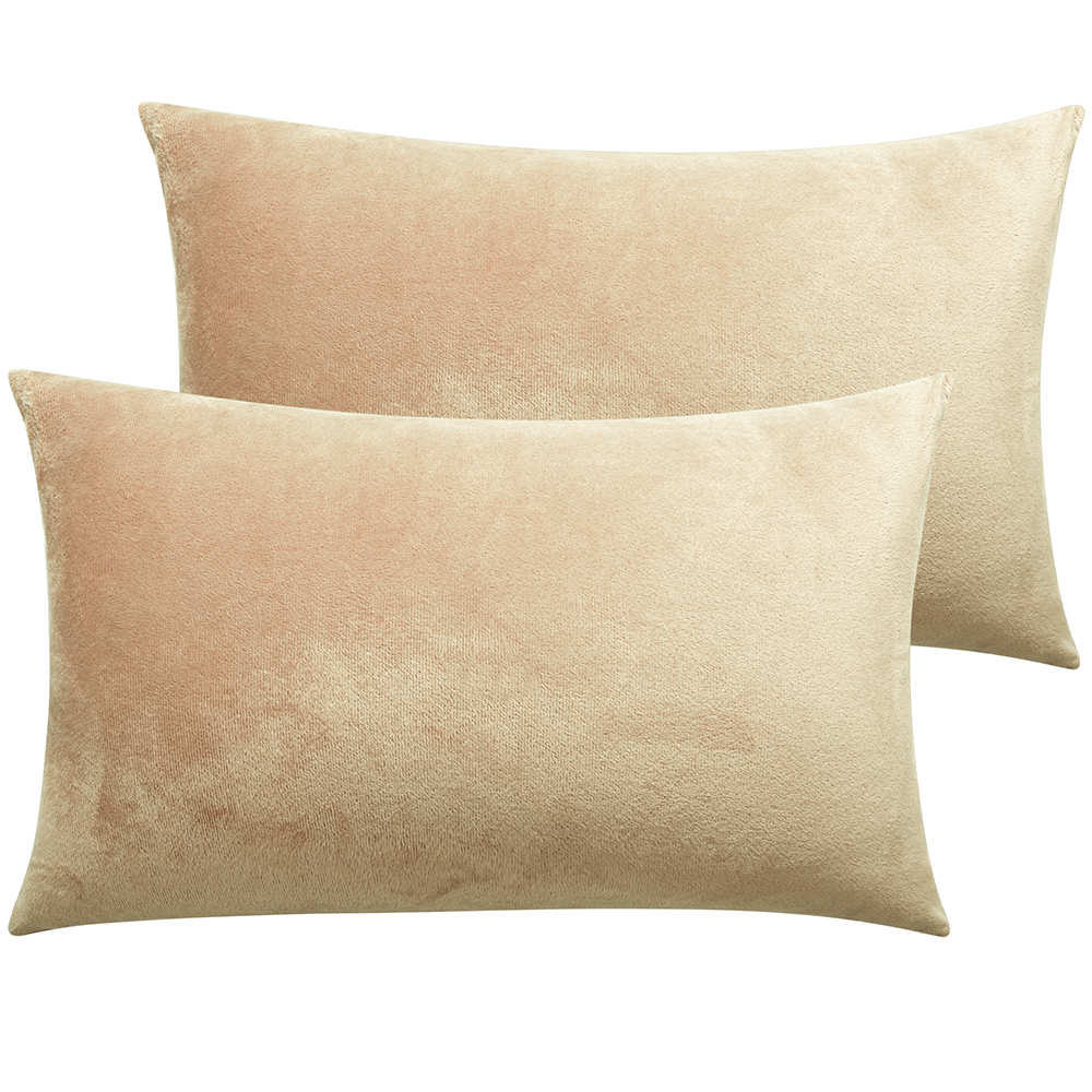 Throw Pillow Covers Set of 2 Sofa Decor Velvet Cushion Case All Sizes All Colors - Picture 18 of 48