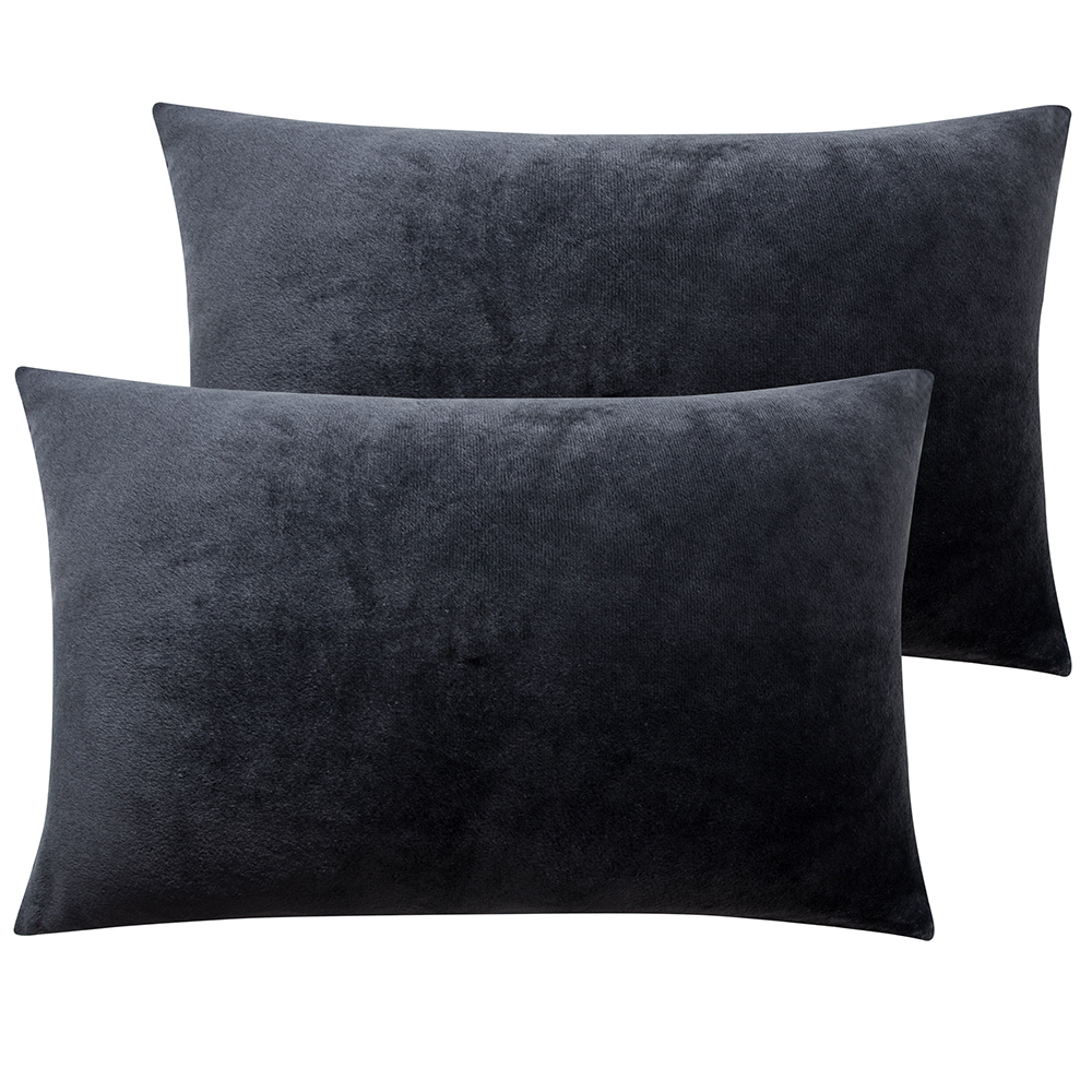 Throw Pillow Covers Set of 2 Sofa Decor Velvet Cushion Case All Sizes All Colors - Picture 42 of 48