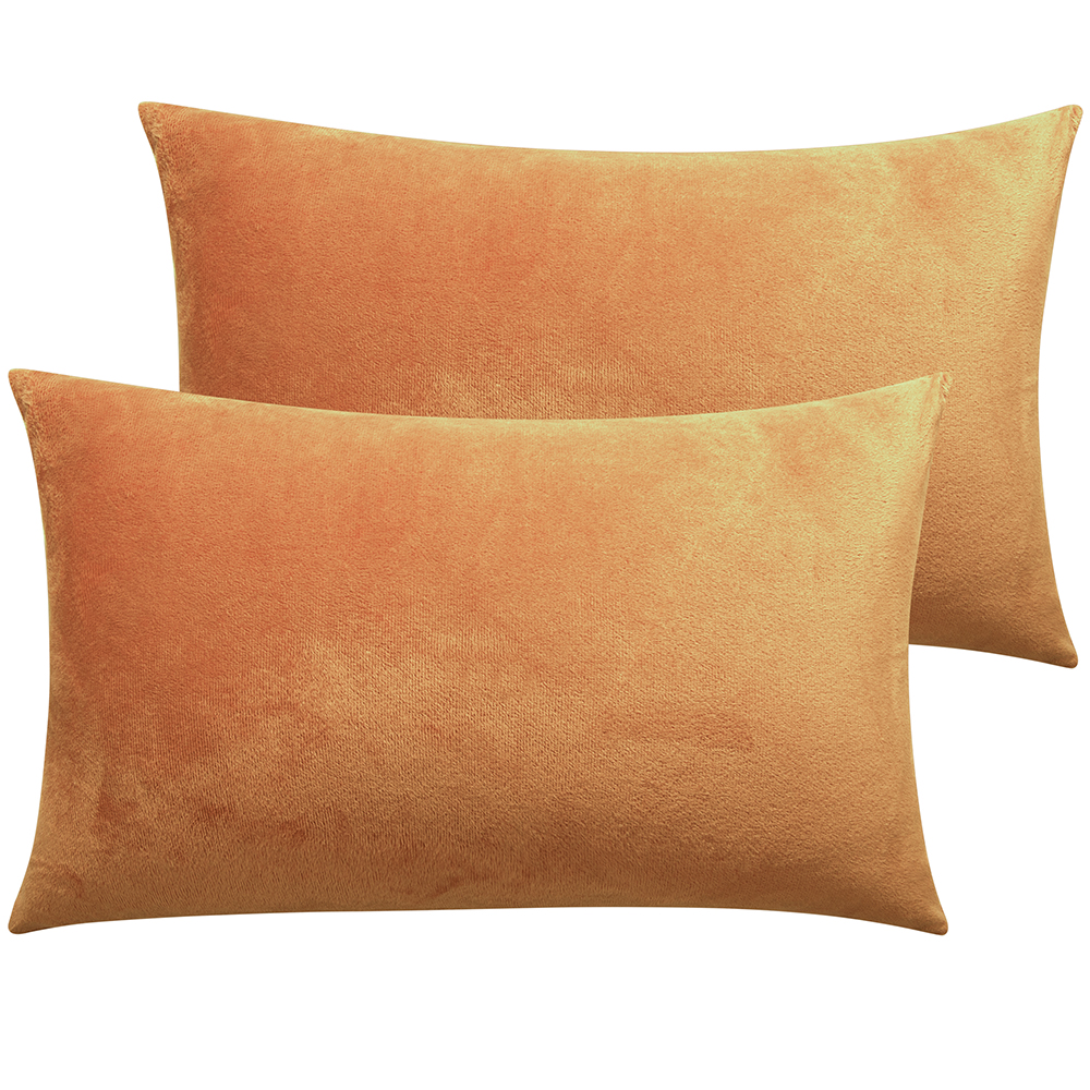 Throw Pillow Covers Set of 2 Sofa Decor Velvet Cushion Case All Sizes All Colors - Picture 27 of 48