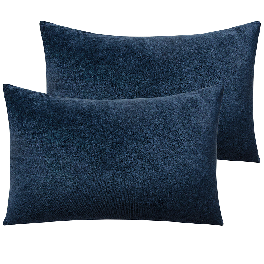 Throw Pillow Covers Set of 2 Sofa Decor Velvet Cushion Case All Sizes All Colors - Picture 30 of 48