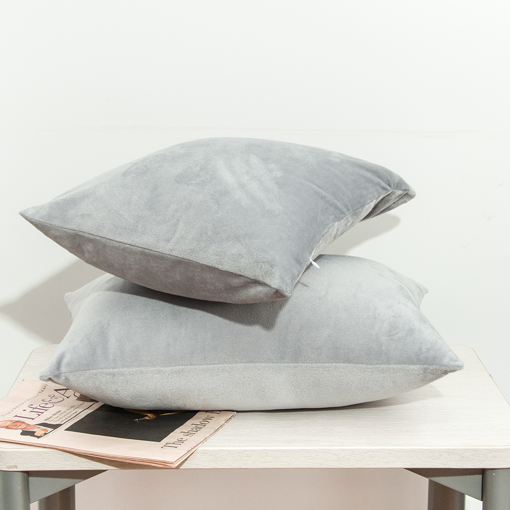 Zippered Velvet Queen King Luxury Pillowcases Ultra Soft Cozy Pillow