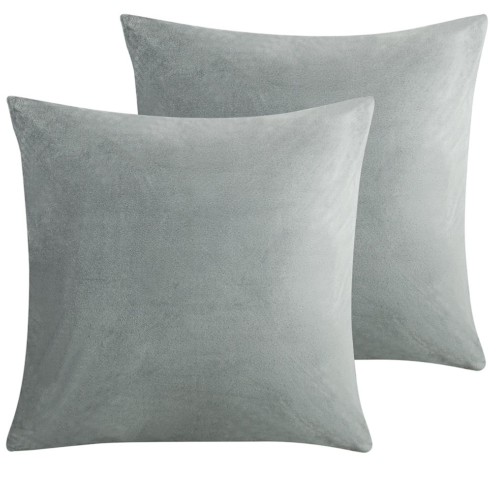 Throw Pillow Covers Set of 2 Sofa Decor Velvet Cushion Case All Sizes All Colors - Picture 20 of 48