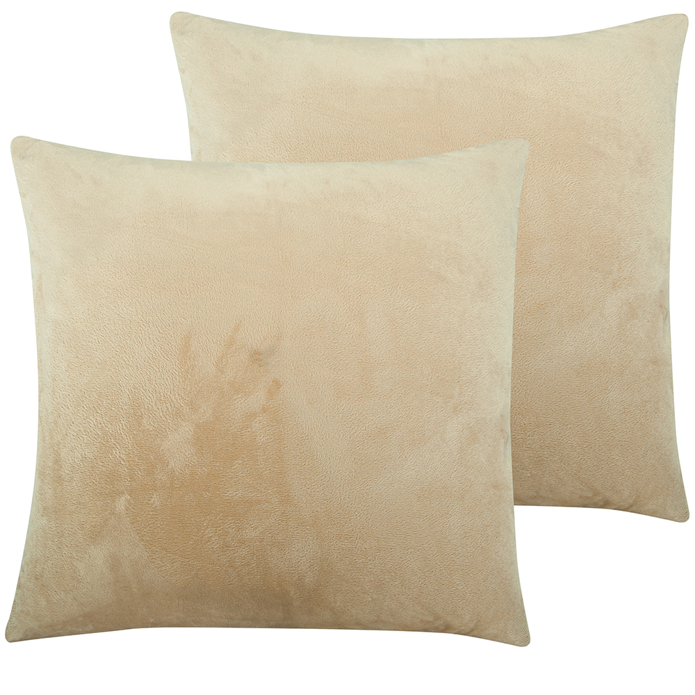 Throw Pillow Covers Set of 2 Sofa Decor Velvet Cushion Case All Sizes All Colors - Picture 17 of 48