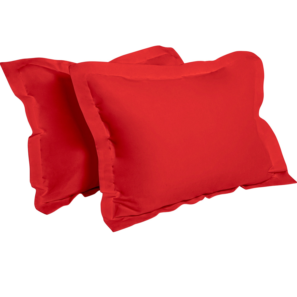 2 Pack Standard Queen King Microfiber Pillow Shams Pillowcase Cover Home Bedding - Picture 16 of 34