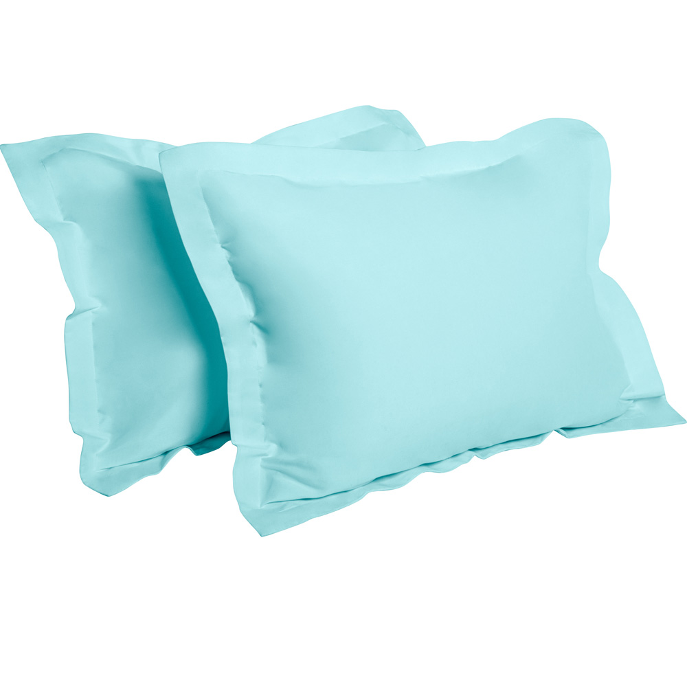 2 Pack Standard Queen King Microfiber Pillow Shams Pillowcase Cover Home Bedding - Picture 18 of 34