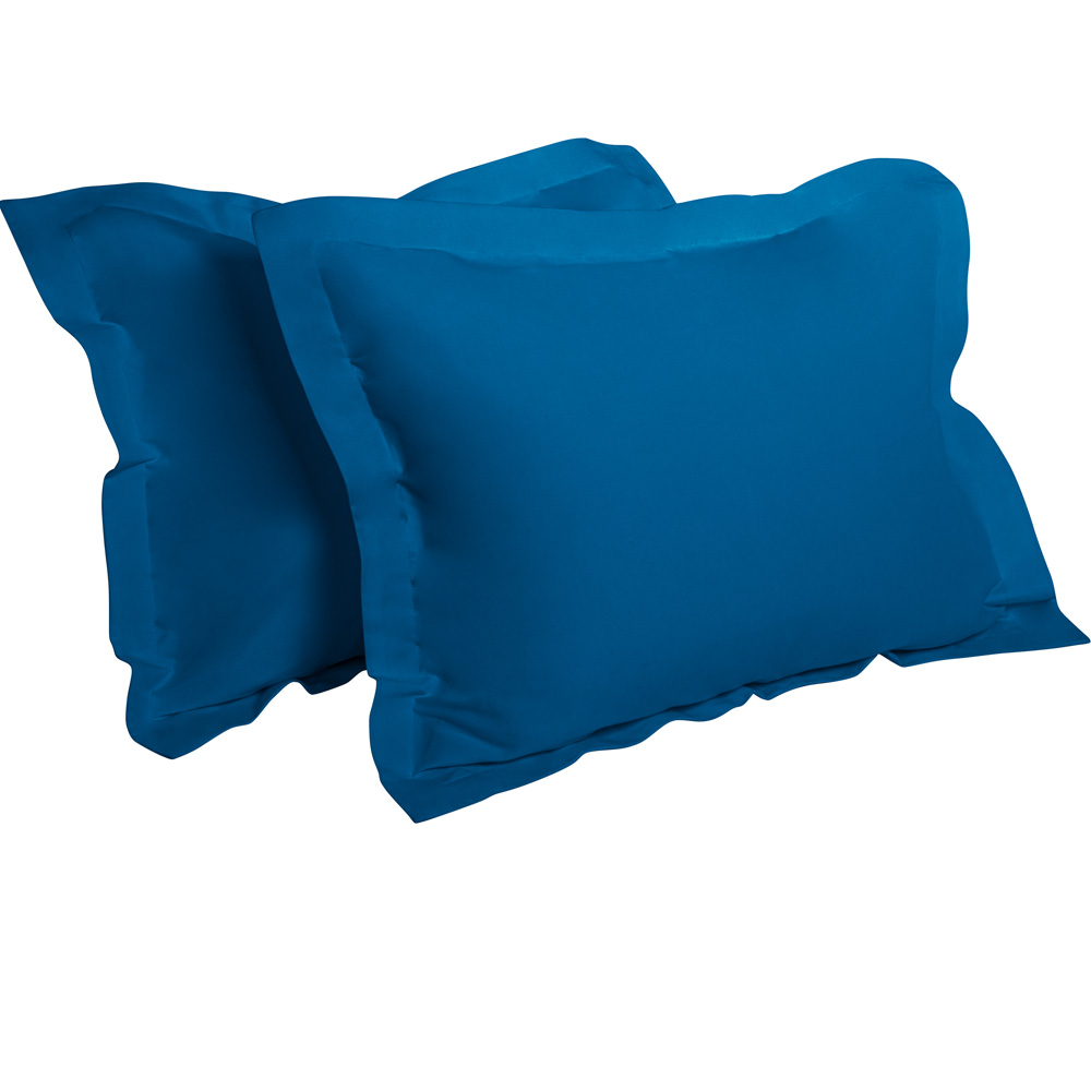 2 Pack Standard Queen King Microfiber Pillow Shams Pillowcase Cover Home Bedding - Picture 22 of 34