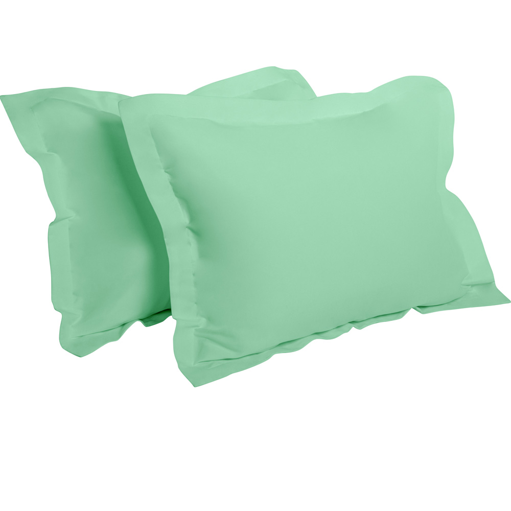 2 Pack Standard Queen King Microfiber Pillow Shams Pillowcase Cover Home Bedding - Picture 34 of 34