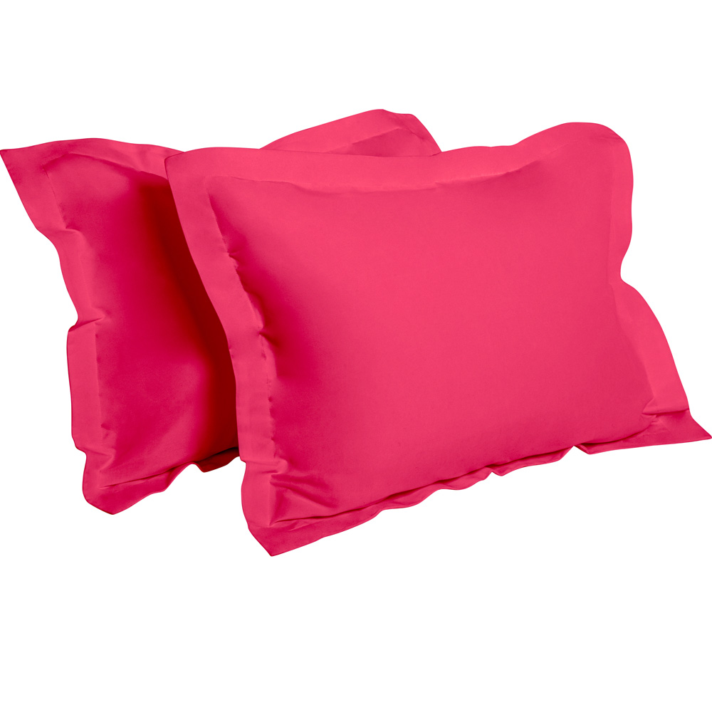 2 Pack Standard Queen King Microfiber Pillow Shams Pillowcase Cover Home Bedding - Picture 33 of 34