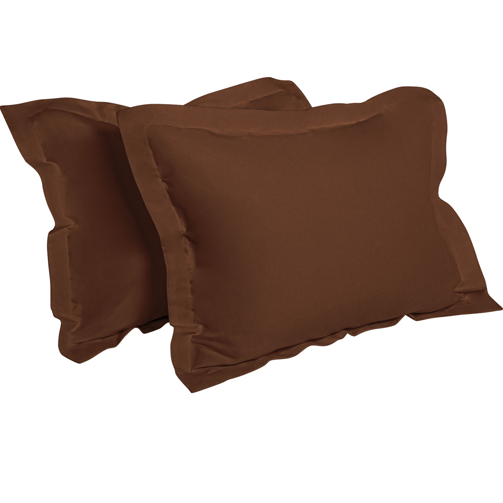 2 Pack Standard Queen King Microfiber Pillow Shams Pillowcase Cover Home Bedding - Picture 15 of 34