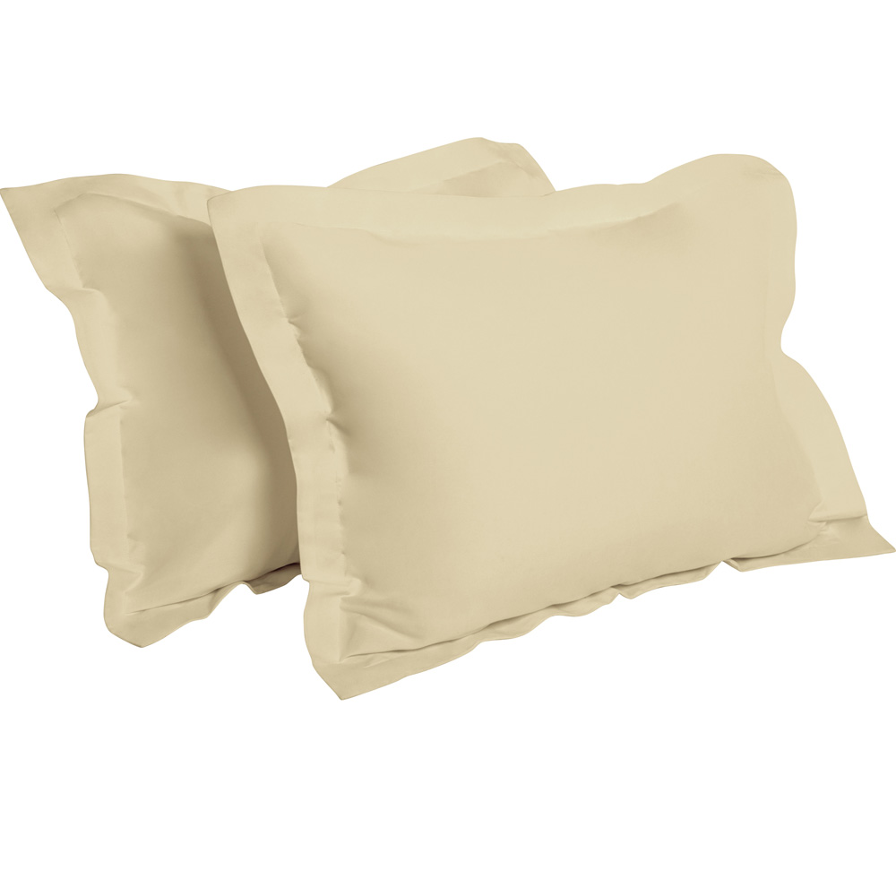 2 Pack Standard Queen King Microfiber Pillow Shams Pillowcase Cover Home Bedding - Picture 21 of 34