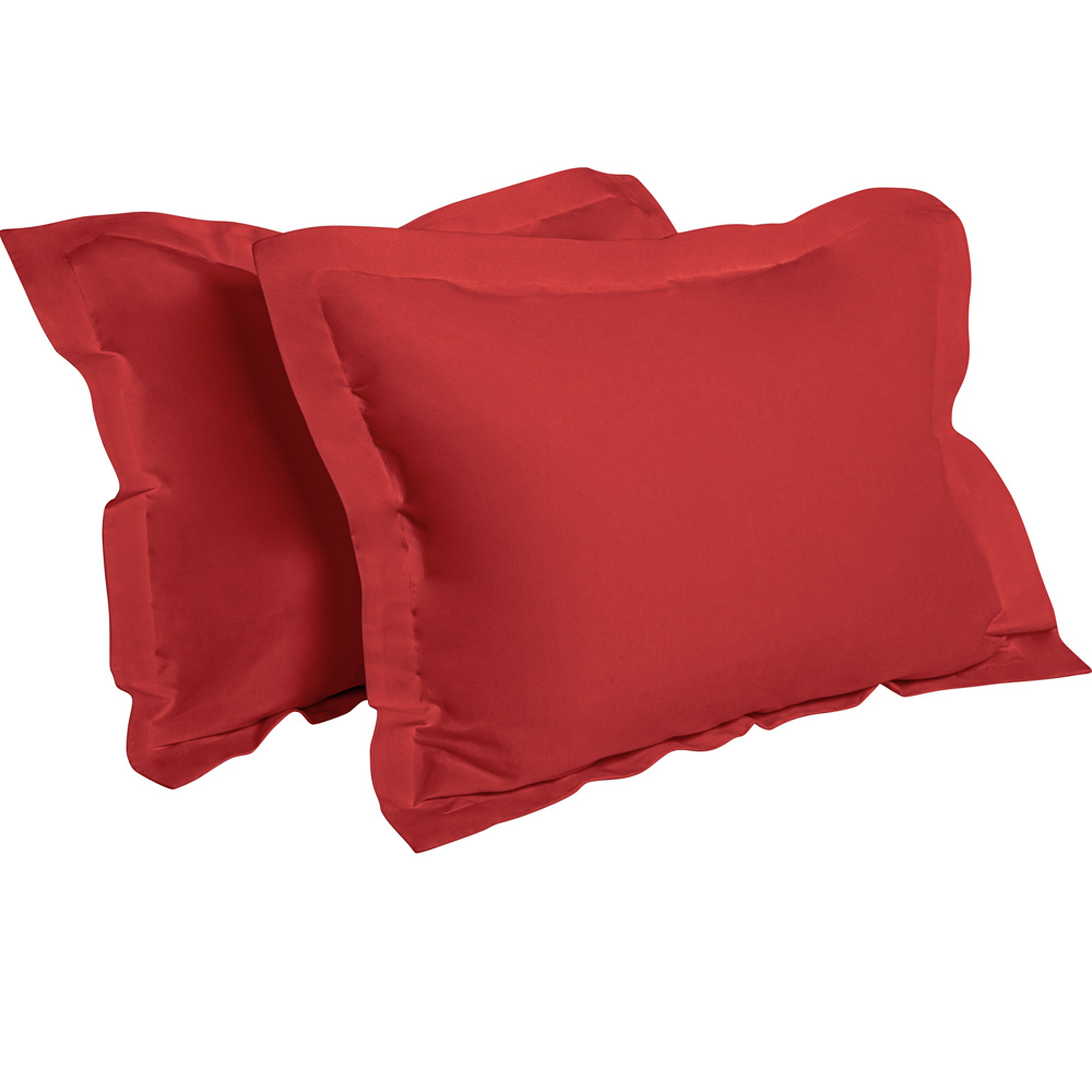 2 Pack Standard Queen King Microfiber Pillow Shams Pillowcase Cover Home Bedding - Picture 31 of 34