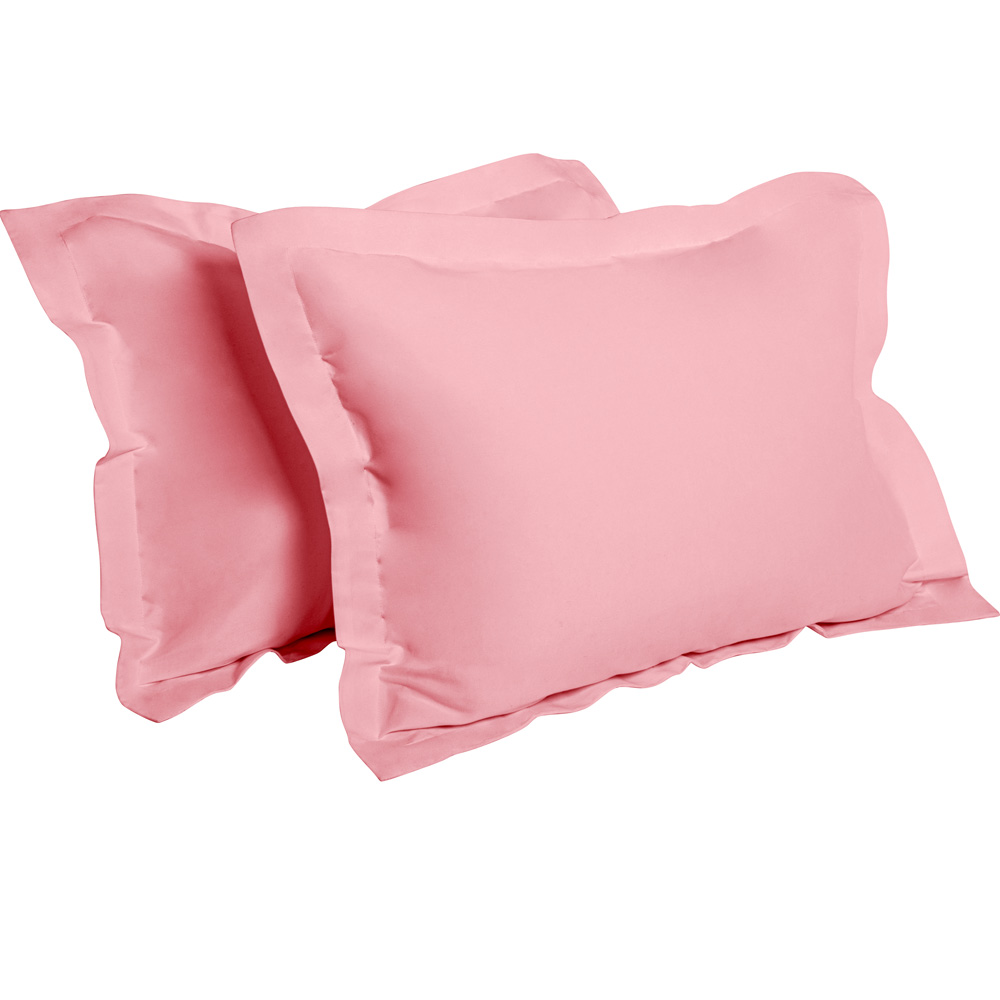 2 Pack Standard Queen King Microfiber Pillow Shams Pillowcase Cover Home Bedding - Picture 13 of 34