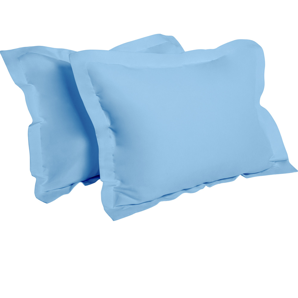 2 Pack Standard Queen King Microfiber Pillow Shams Pillowcase Cover Home Bedding - Picture 30 of 34
