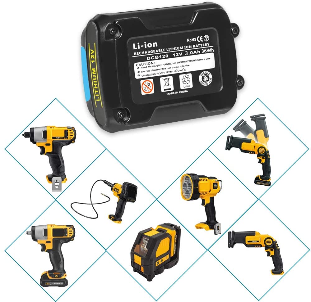 Аккумулятор dewalt dcb123