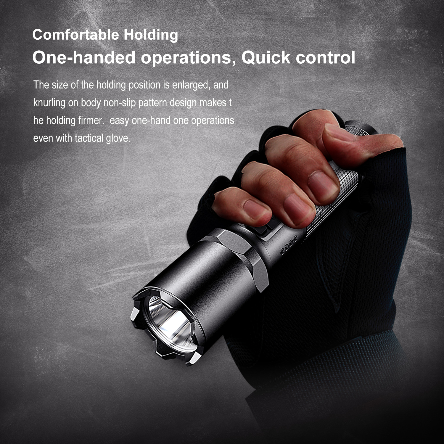 KLARUS EP10 1000 Lumen 10W LED Bright TypeC Rechargeable Tactical