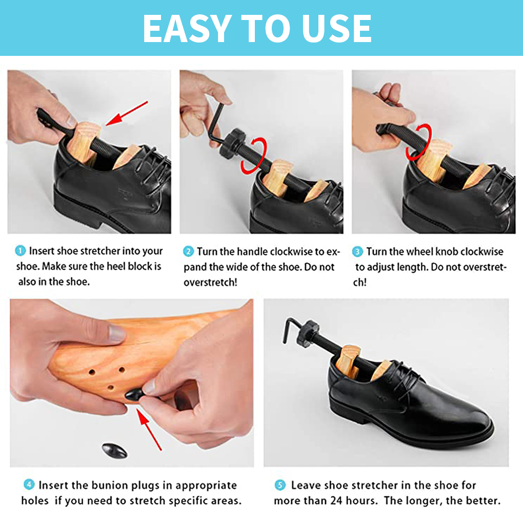 shoe stretcher with bunion knobs