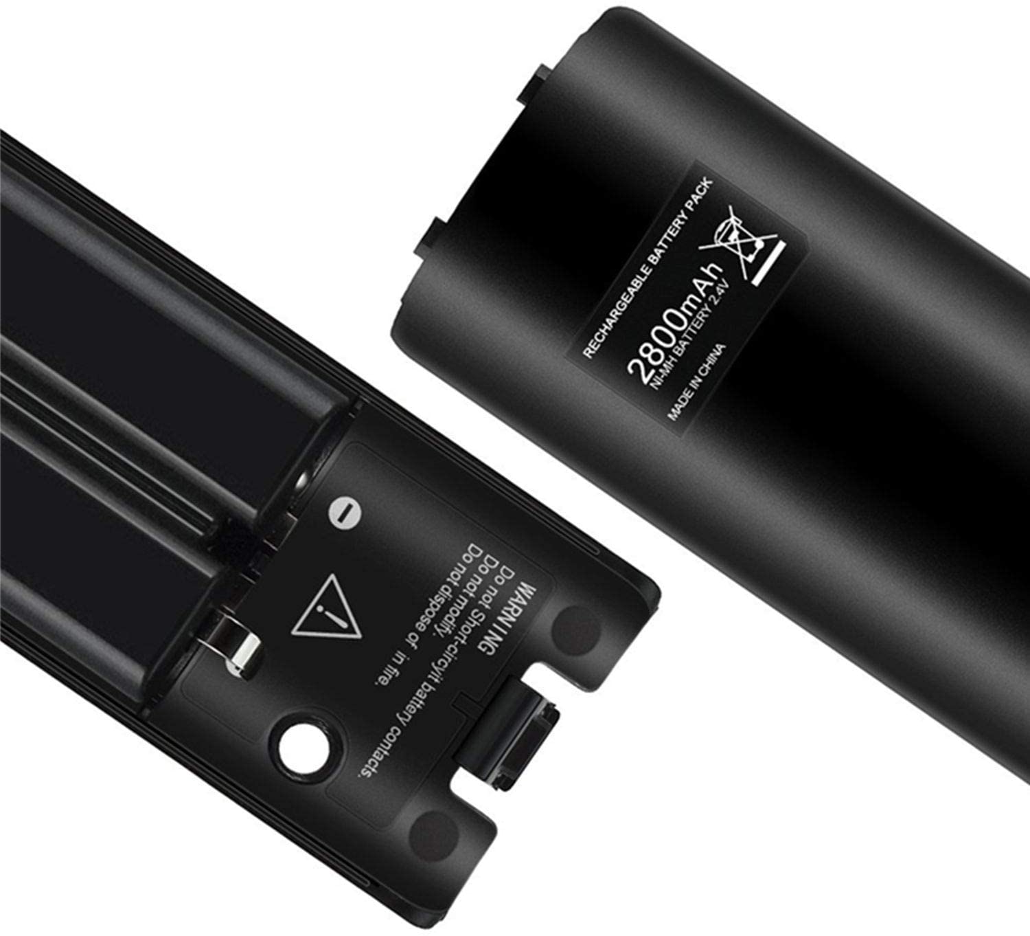 2X 2800mAh Rechargeable Battery Pack For Nintendo Wii Remote Controller