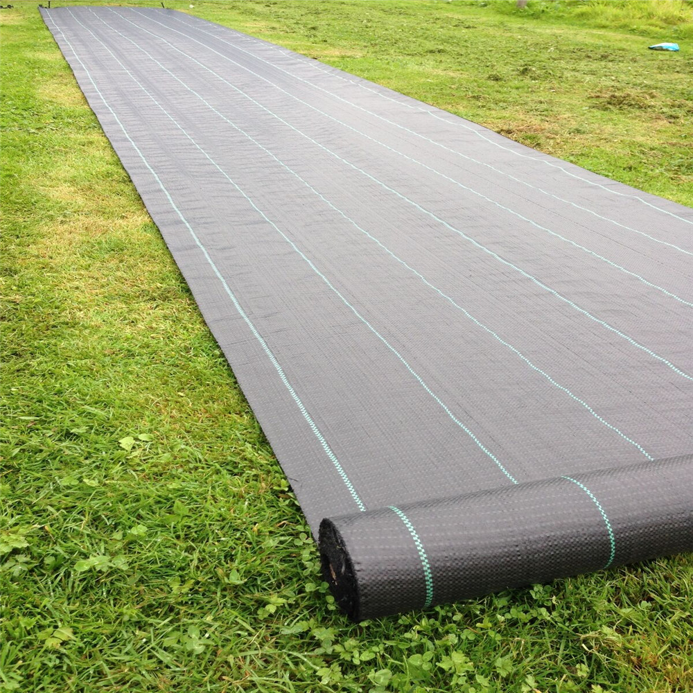 100gsm Weed Control Ground Cover Fabric Membrane 2/3/4m Suppressant ...