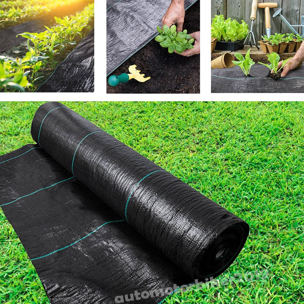 Heavy Duty Weed Control Fabric Mat Sheet Garden Ground Landscape Weed