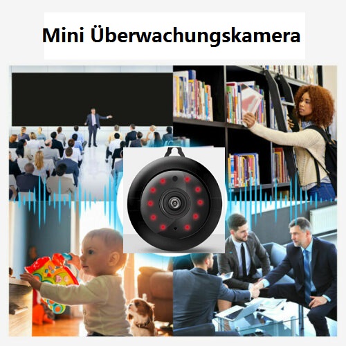 Full HD Versteckte Kamera Kleine Mini Spion Webcam Netzwerk Überwachungskamera