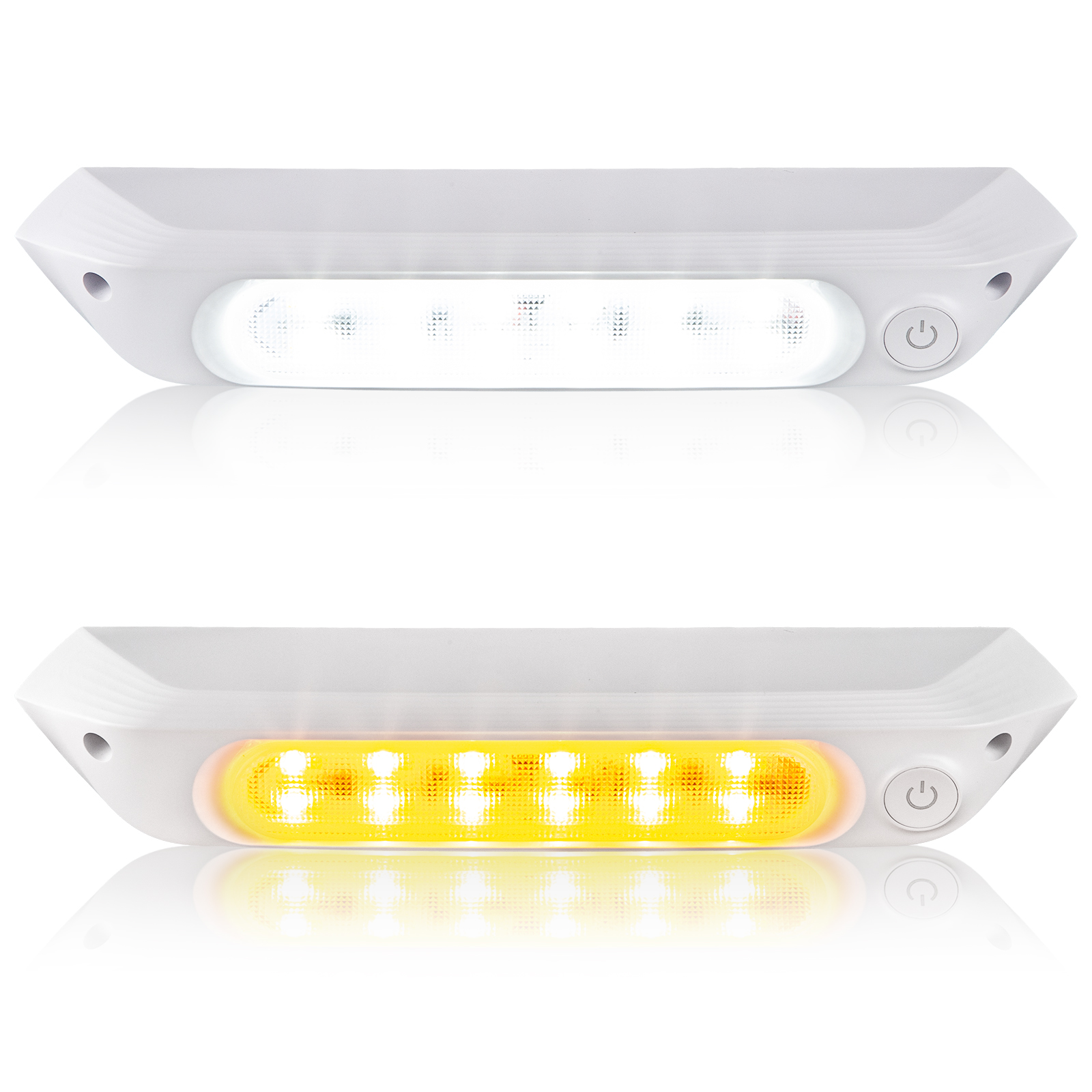 Caravan Camper RV LED Awning Light 12V Amber White Waterproof Long Strip Lamp UK