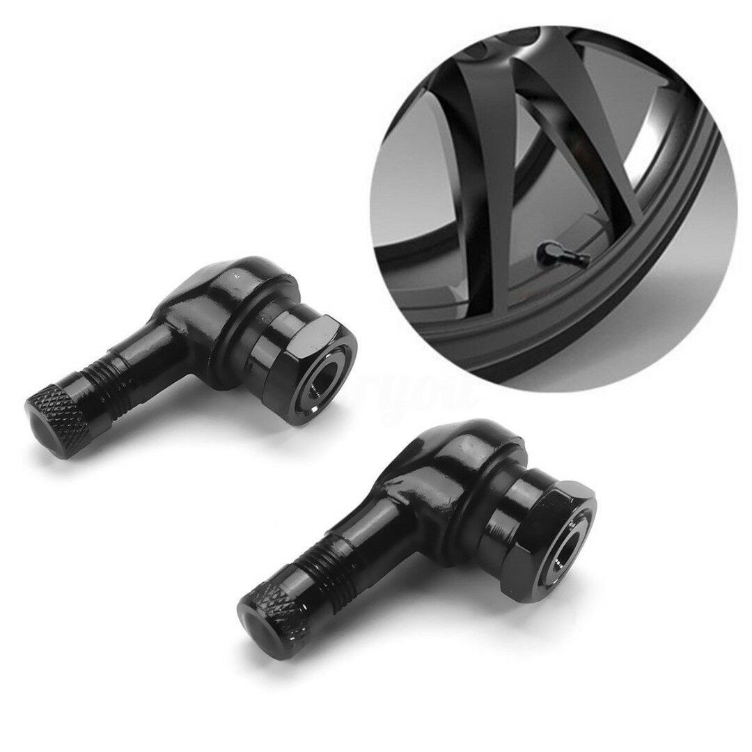 2x 90 Degree Motorcycle Wheel Rim Tyre Tire Valve Stem Extension