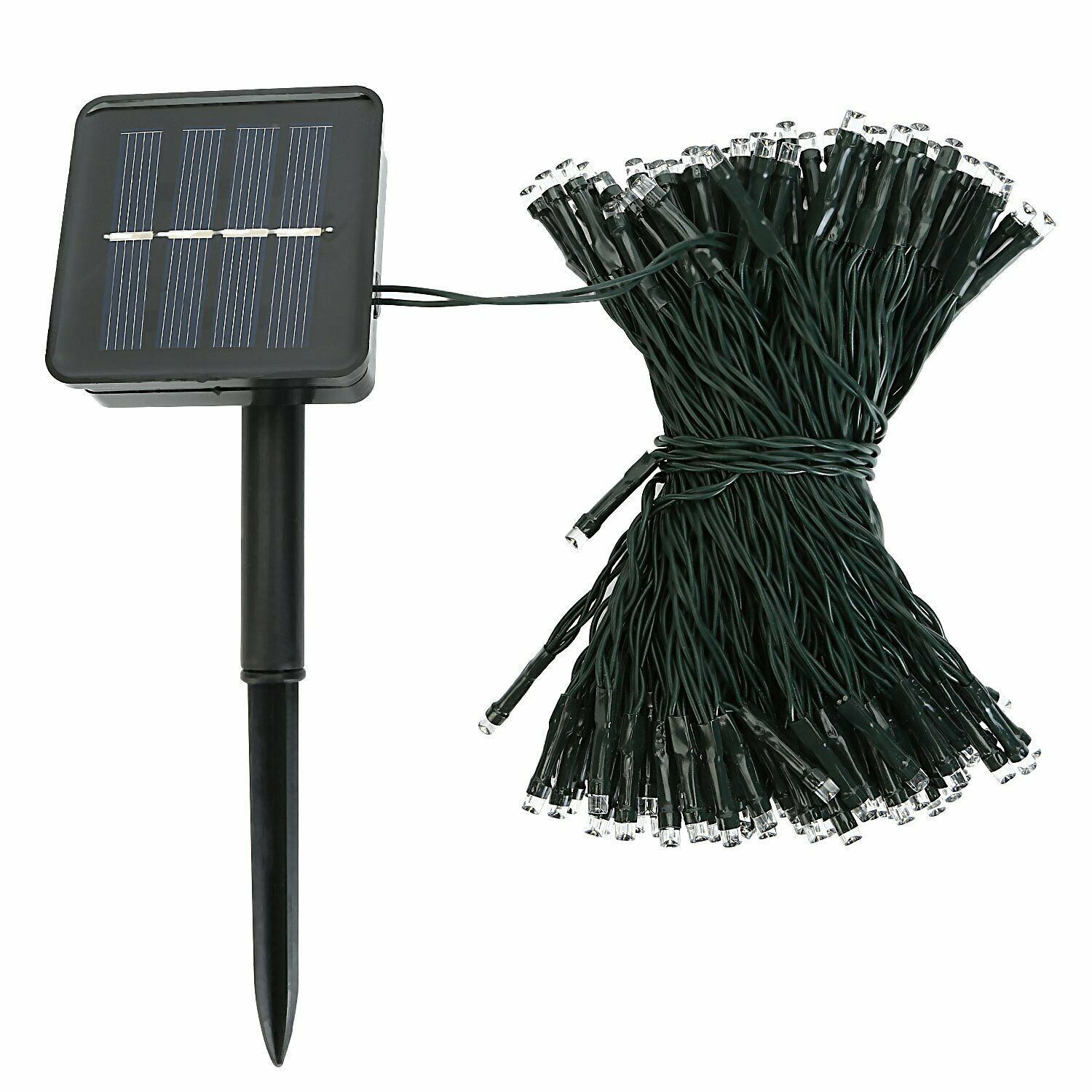 100 200 500 LED Solar String Lights Outdoor Garden Party Xmas Fairy Wedding Lamp