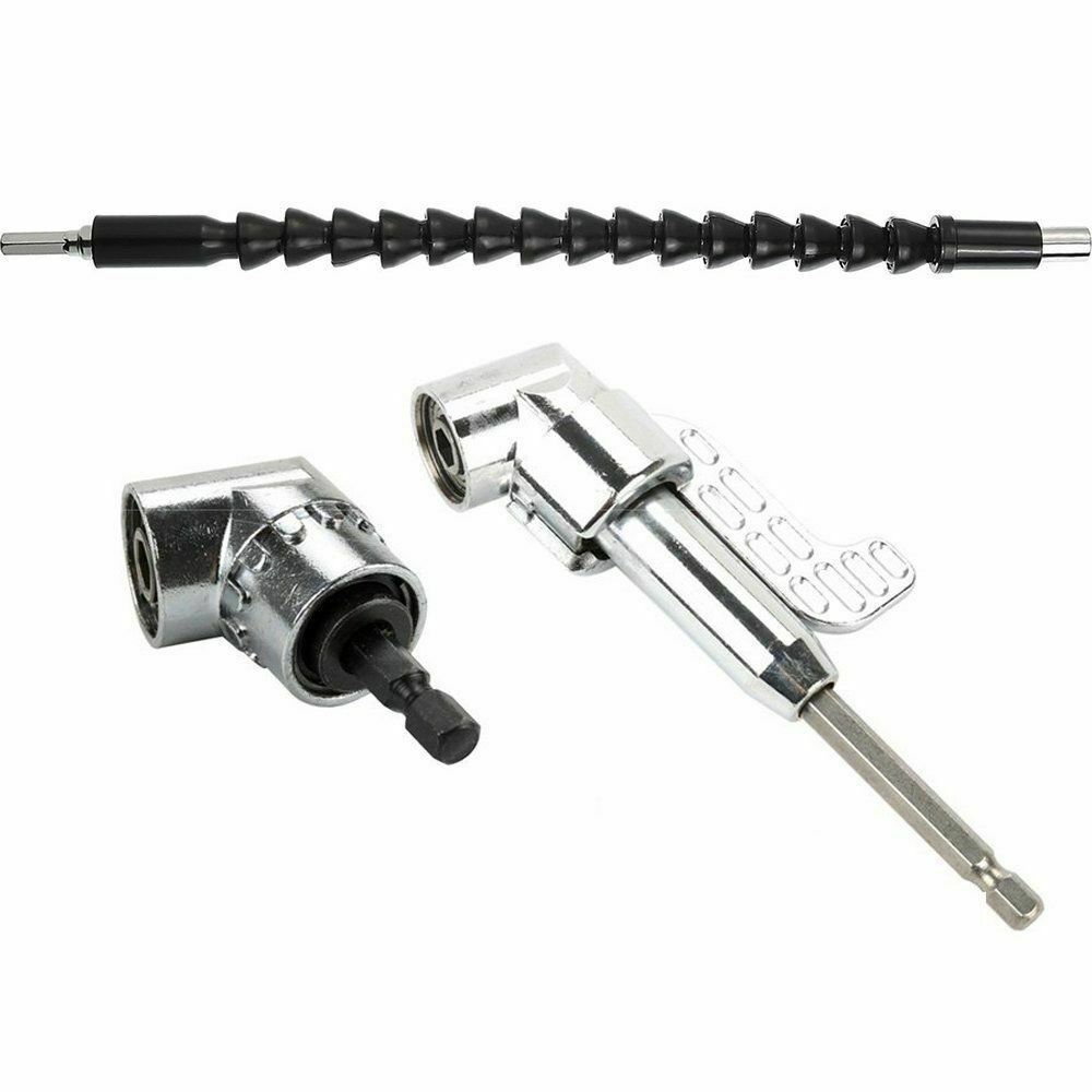 Right Angle Drill and Flexible Shaft Bits Extension Screwdriver Bit