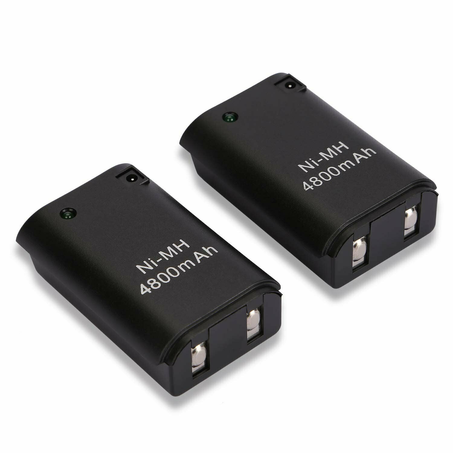 4x Battery Pack + Charger Cable For Microsoft Xbox 360 Wireless Controller Black eBay