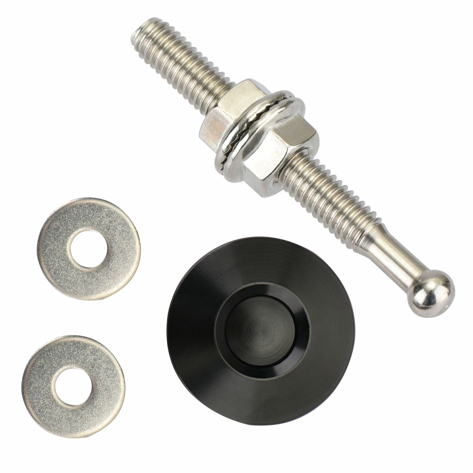 4x Car Quick Release Bumper Latch Push Button Hood Pin Lock Clip