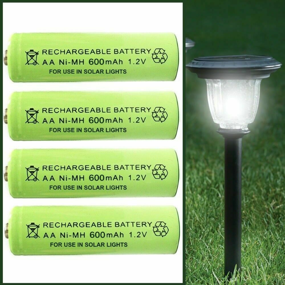 420x AA Solar Light Batteries Rechargeable 1.2V 600mAh NiMH for Garden