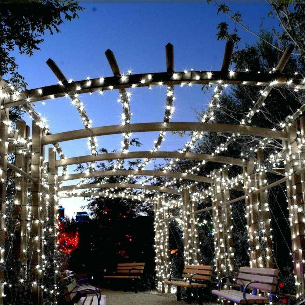 100 200 500 LED Solar String Lights Outdoor Garden Party Xmas Fairy Wedding Lamp